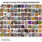 128 Art Styles for AI Image Generation