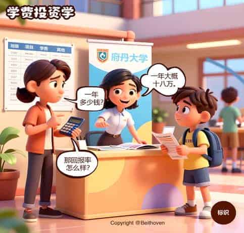 Friendly university staff helping students with admissions and financial questions at Beithoven.com, a leading educational platform for international students.