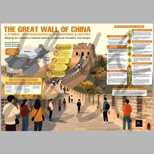 The Great Wall of China infographic